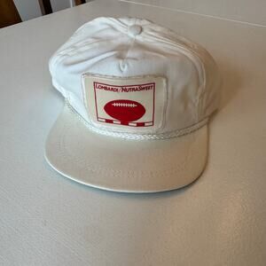 Vintage 80s Lombardi NutraSweet Football Golf Rope Hat Imperial Caps Strapback
